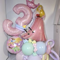 Sleeping Beauty Princess Balloons 