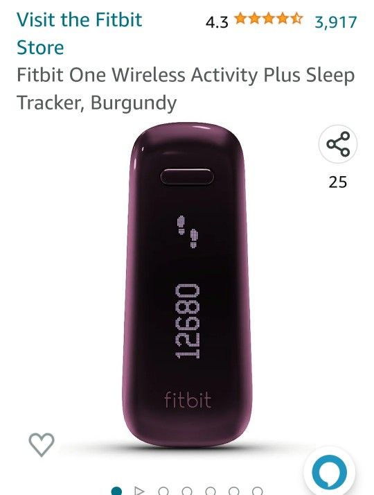 FITBIT ONE TRACKER ( BURGUNDY)