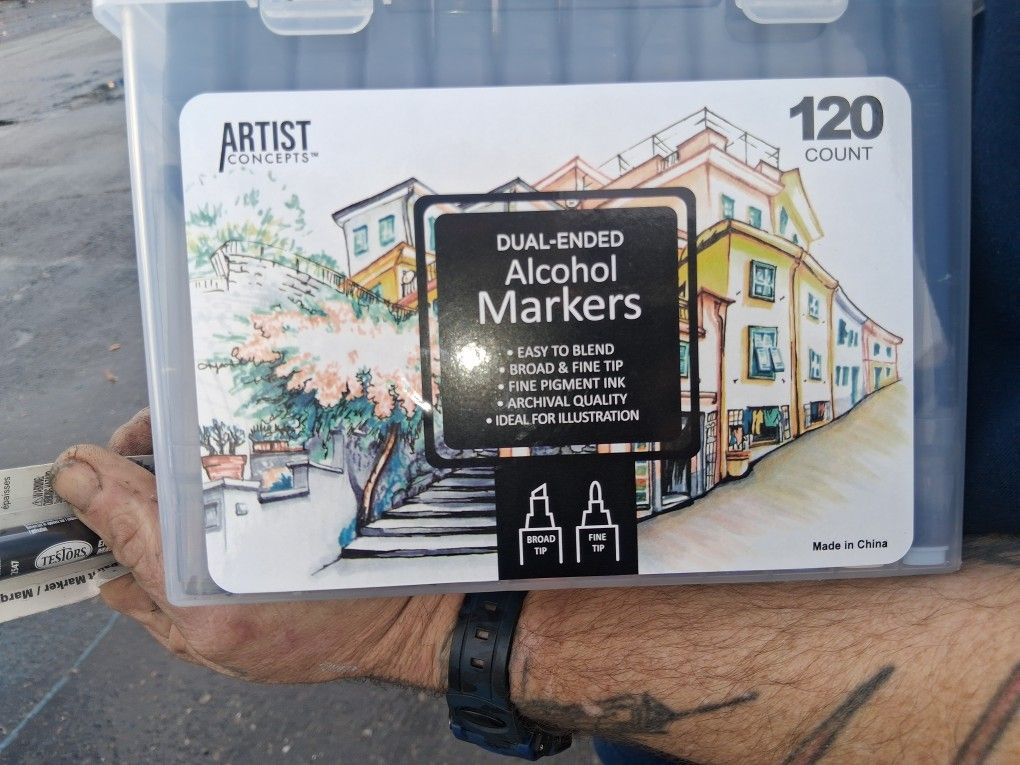 Markers Dual Ended Artist 120ea
