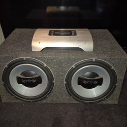 Infinity 12's with Directed 2400 Watt Mono Amp