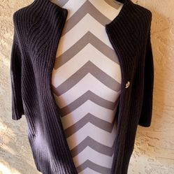 Ladies Xl Short Sleeve Cardigan Nwt