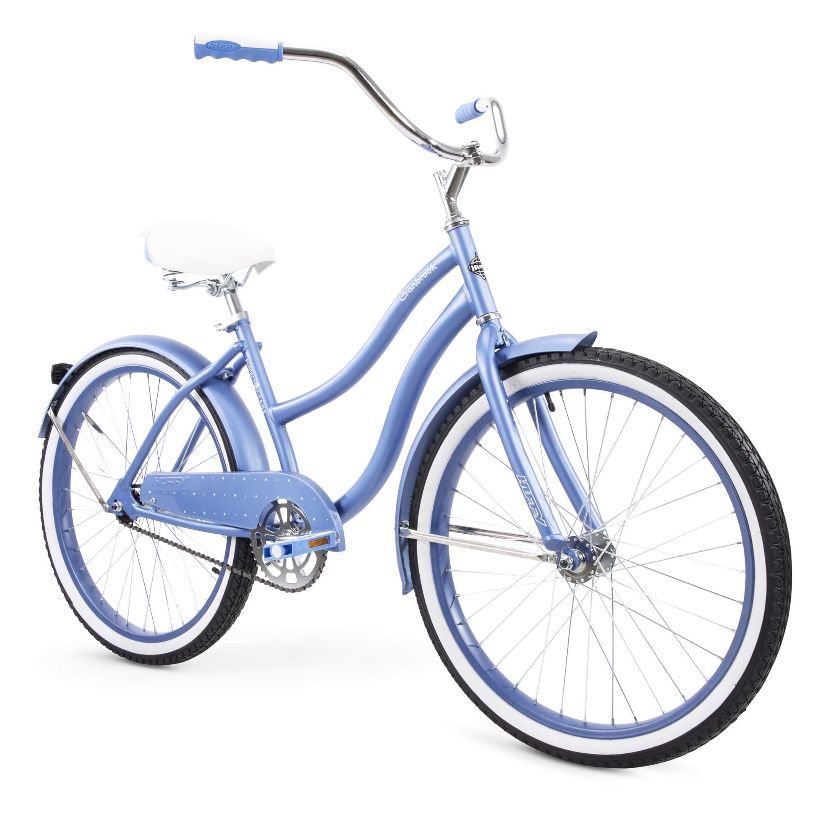 Huffy 24" Cranbrook Women's Comfort Cruiser Bike Periwinkle Blue