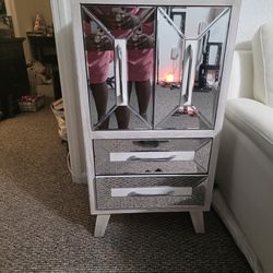WOOD GLASS CABINET