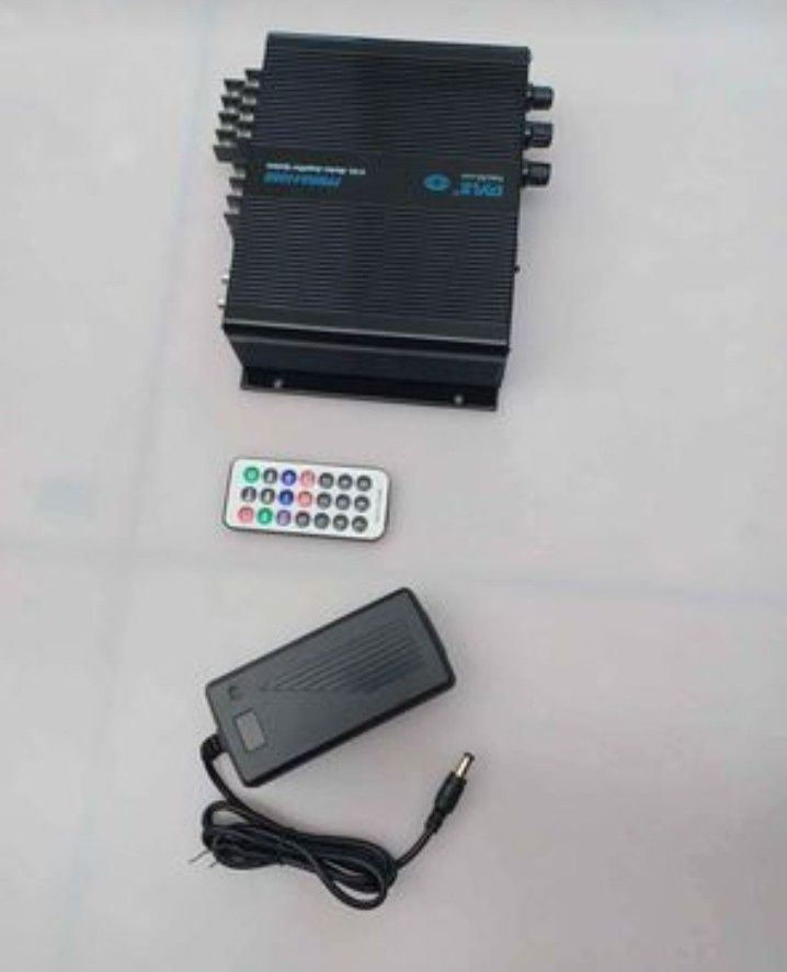 Pyle 4 Channel Marine Amplifier - Compact Power 400 Watt RMS 4 OHM Full Range Stereo & Waterproof