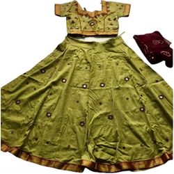 Indian Green Dress Chanya Choli