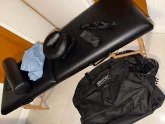 Massage Therapy Table with Wheeled Carry Case