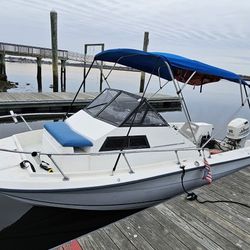 Angler 204 Walkaround Boat Johnson 150