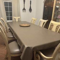 Dining Table And China