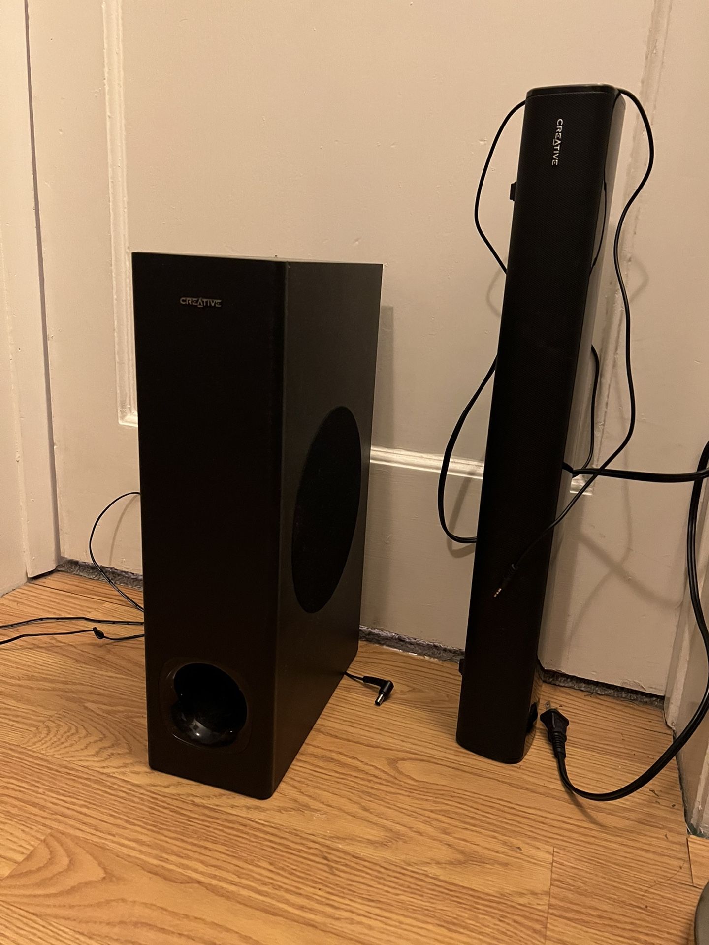 Creative Stage 2.1 Soundbar Bluetooth Speaker System (Sound-bar + Subwoofer)