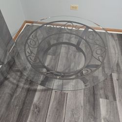 Round Glass Coffee Table