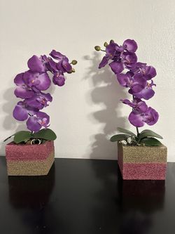 Artificial orchid decoration/ Set De Orquídeas Artificiales 