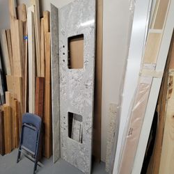 Beautiful Bathroom Countertop With Backsplash 8 Feet Asking $400