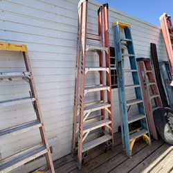 Several Used Ladders