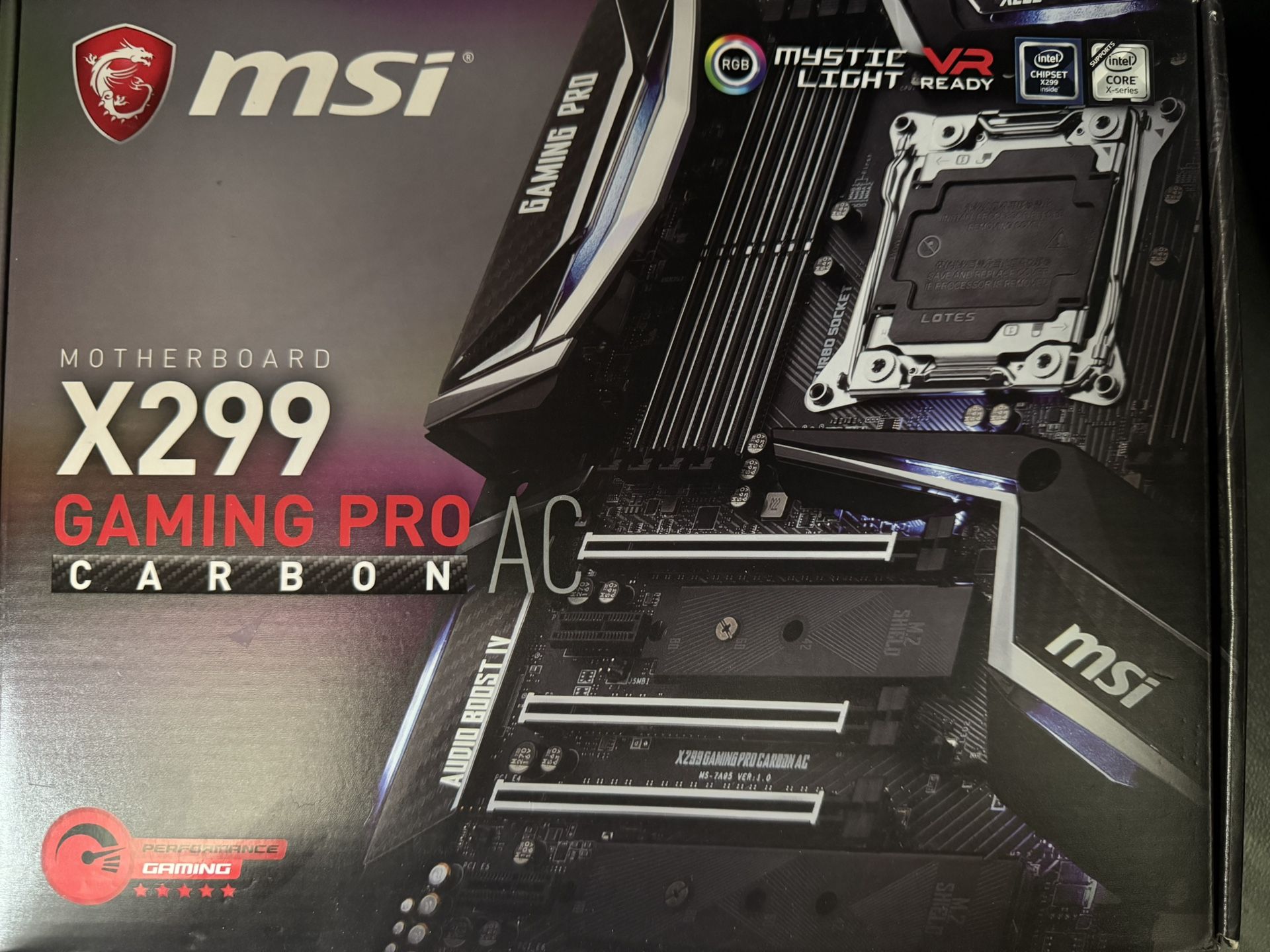 X299 MSI GAMING PRO CARBON AC