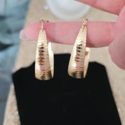 Gold Plated hoop earrings