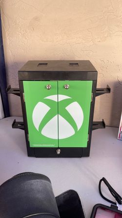 Xbox game and headset cabinet