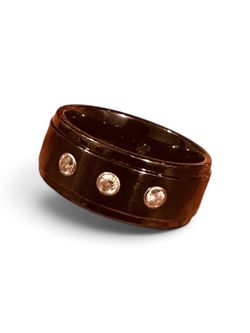 8.5 Black wedding band