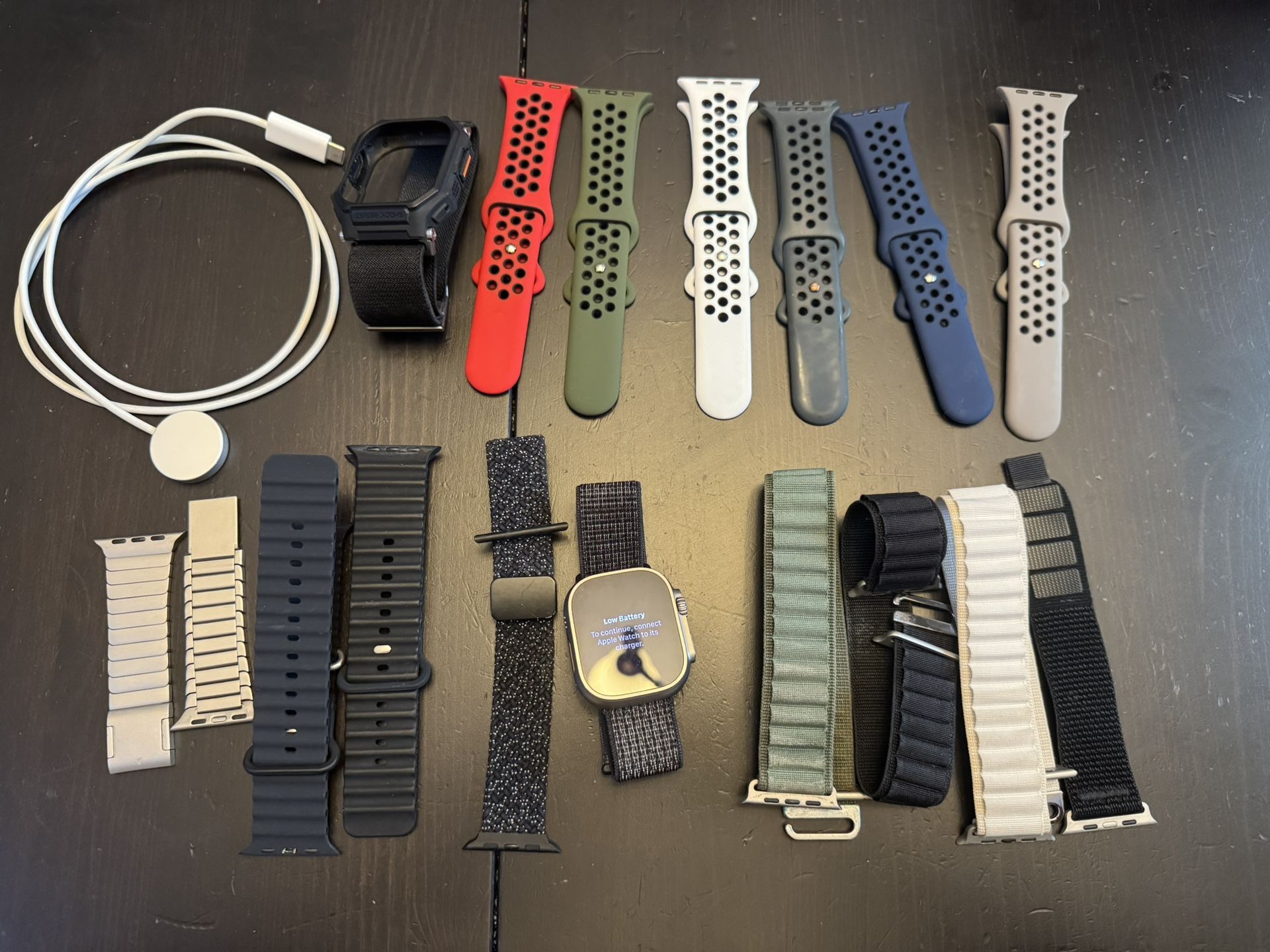 Apple Watch Ultra With Multiple Bands