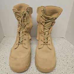 BELLEVILLE TACTICAL RESEARCH BOOTS SIZE: US 12 MEN'S STYLE:TR301Z CT STEEL TOE 

US MENS: 12 WIDE

DESERT TAN