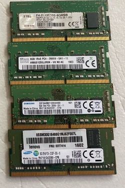 Laptop Ram DDR4 all verified