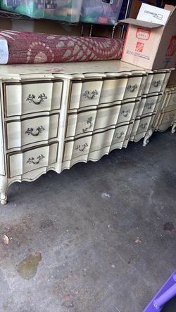 French Provincial Dresser with Ornate Hardware