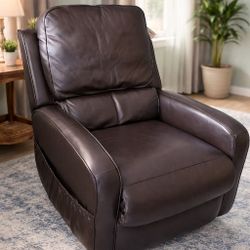 Power Lift Recliner Chair – Dark Brown