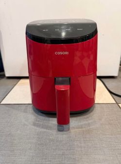 Red Air fryer-small 2.1 quart