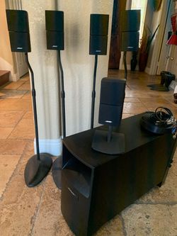 Bose - Acoustimass 10 Series 3 -5.1-Channel Home Theater Speaker System - Black Model:ACOUSTIMASS V SYSTEM SKU:3533235 for Sale Corona, CA - OfferUp