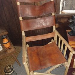 Custom Chair Made With Real Leather