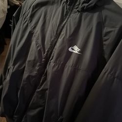 Nike dark gray wind breaker