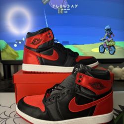 Jordan 1 Satin Bred (Women’s)