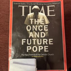Time Magazine February 25 2013, The Once And Future Pope