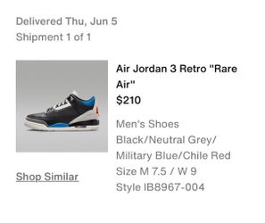 Jordan 3 Retro OG 'Rare Air Men's