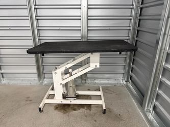 Hydraulic grooming table