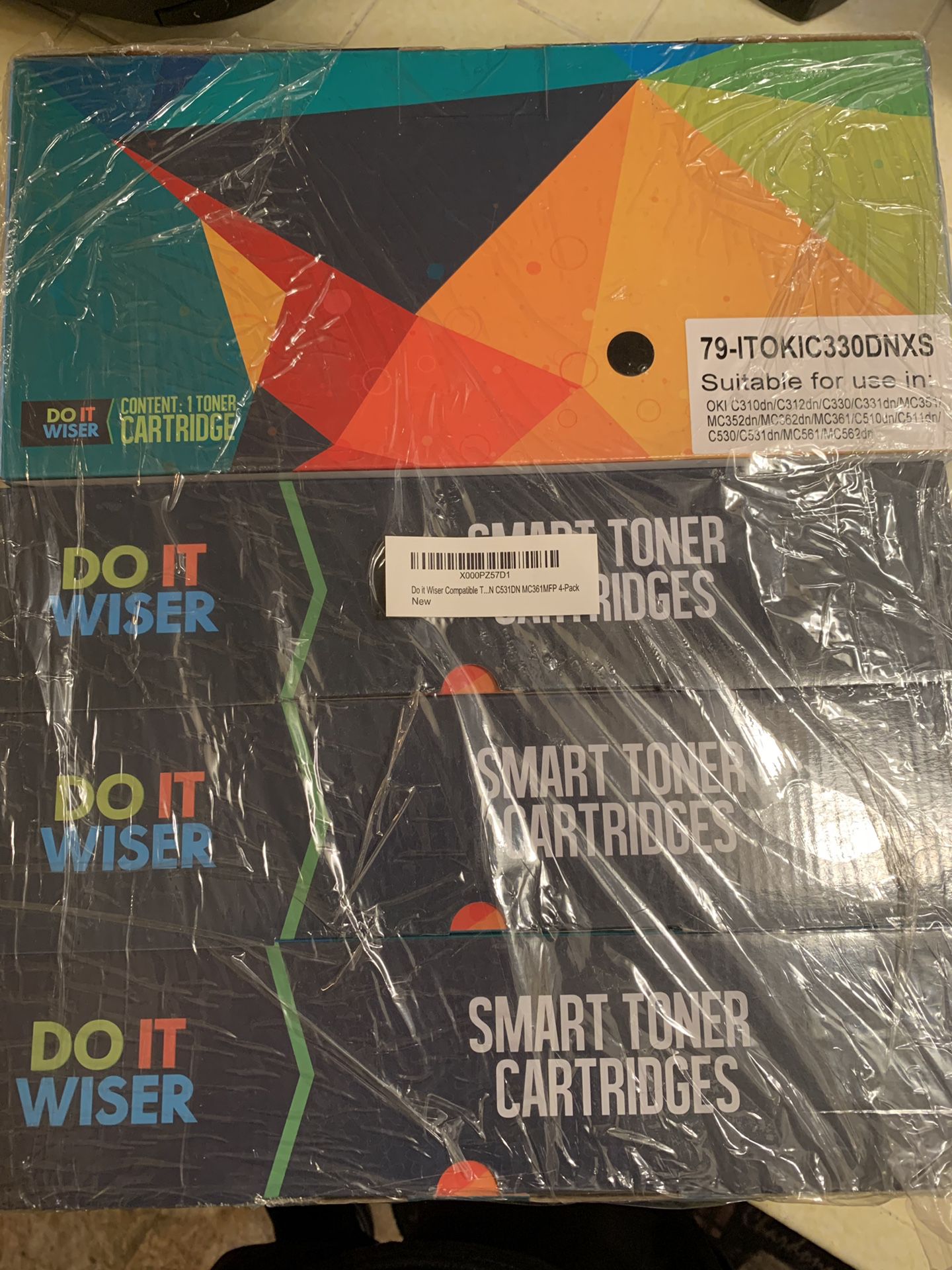 Do it yourself smart toner cartridges 4- pack factory sealed