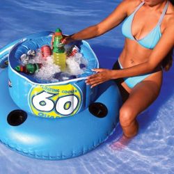SPORTSSTUFF Inflatable Floating Cooler, 60 Quart