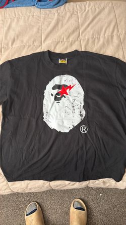 Bathing Ape (BAPE) Ape Head Bapesta Indigo Tee