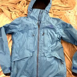 Men’s Blue The North Face Rain Jacket Size Medium