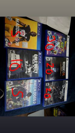 Ps5 and ps4 games