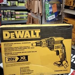 DEWALT 20V MAX LITHIUM- ION BRUSHLESS DRYWALL SCREWGUN (TOOL ONLY)