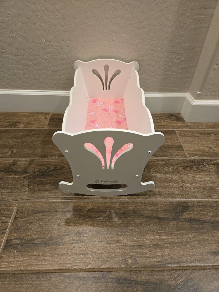 18 Inch Rocking Doll Cradle