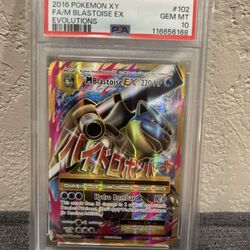 Mega Blastoise XY evolutions - PSA 10
