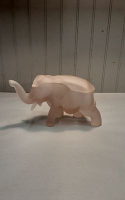 Frosted Pink Elephant- Located in Shelton