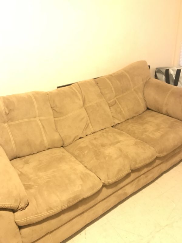Tan Microfiber Sofa Furniture In Lithonia Ga Offerup
