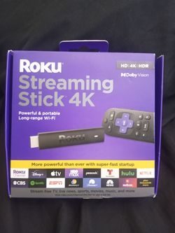 Roku Streaming Stick 4K/HDR/ with Roku Voice Remote