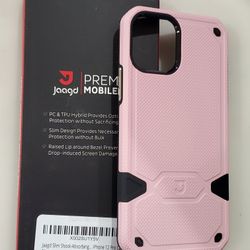 IPhone 12 Case (Pink) - Slim Shock-Absorbing Rugged Case