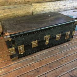 Antique Steamer Trunk Wardrobe