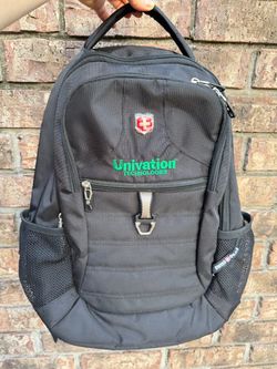 SwissGear Black Laptop Backpack – Univation Technologies – Excellent Condition