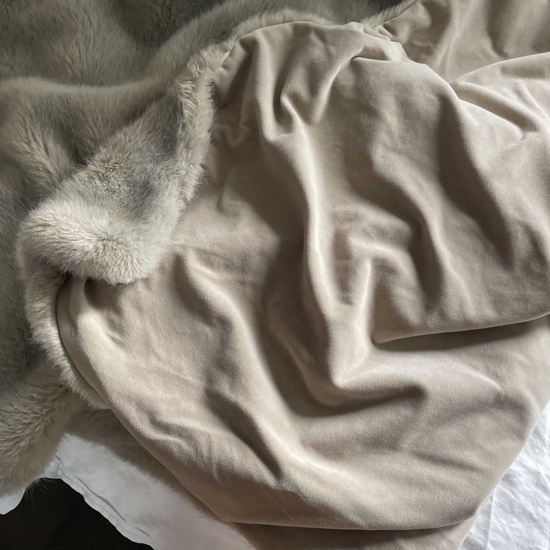 Furry Throw Blanket