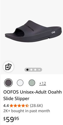 OOFOS Unisex-Adult Ooahh Slide Slipper Size: Men6, Women 8